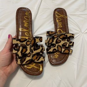 Sam Edelman leopard sandals